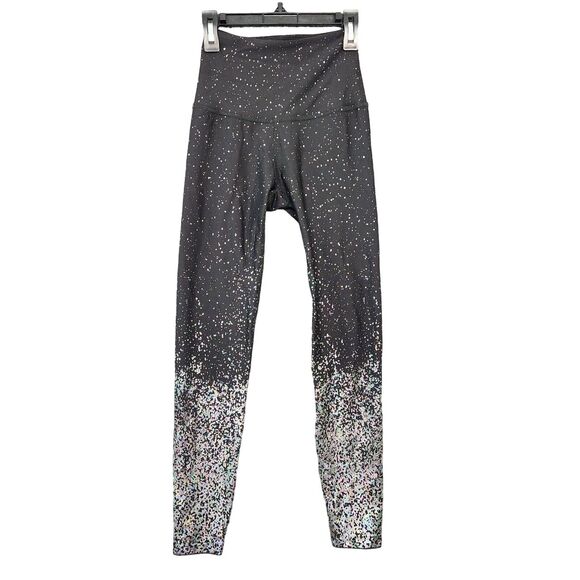 BEYOND YOGA Alloy Rainbow Ombre High Waisted Speckled Midi Legging USA SIZE XS - Picture 4 of 15
